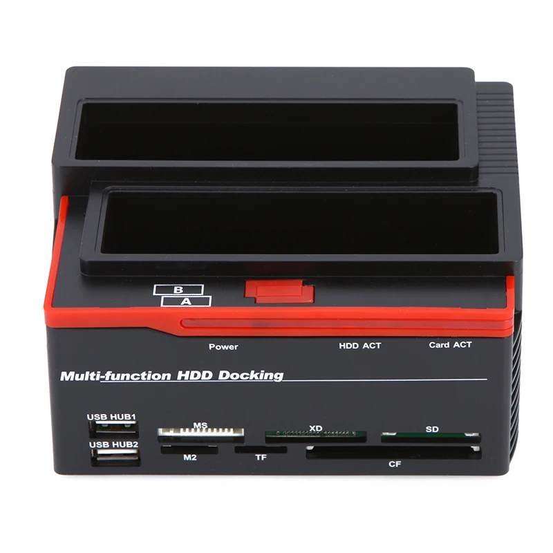 Prix pour HDD Docking Station D'accueil Pour DISQUE DUR USB2.0 à 3.5 "2.5" IDE SATA avec tous dans un lecteur de carte USB HUB Livraison Gratuite US Plug Prix pour HDD Docking Station D'accueil Pour DISQUE DUR USB2.0 à 3.5 "2.5" IDE SATA avec tous dans un lecteur de carte USB HUB Livraison Gratuite US Plug