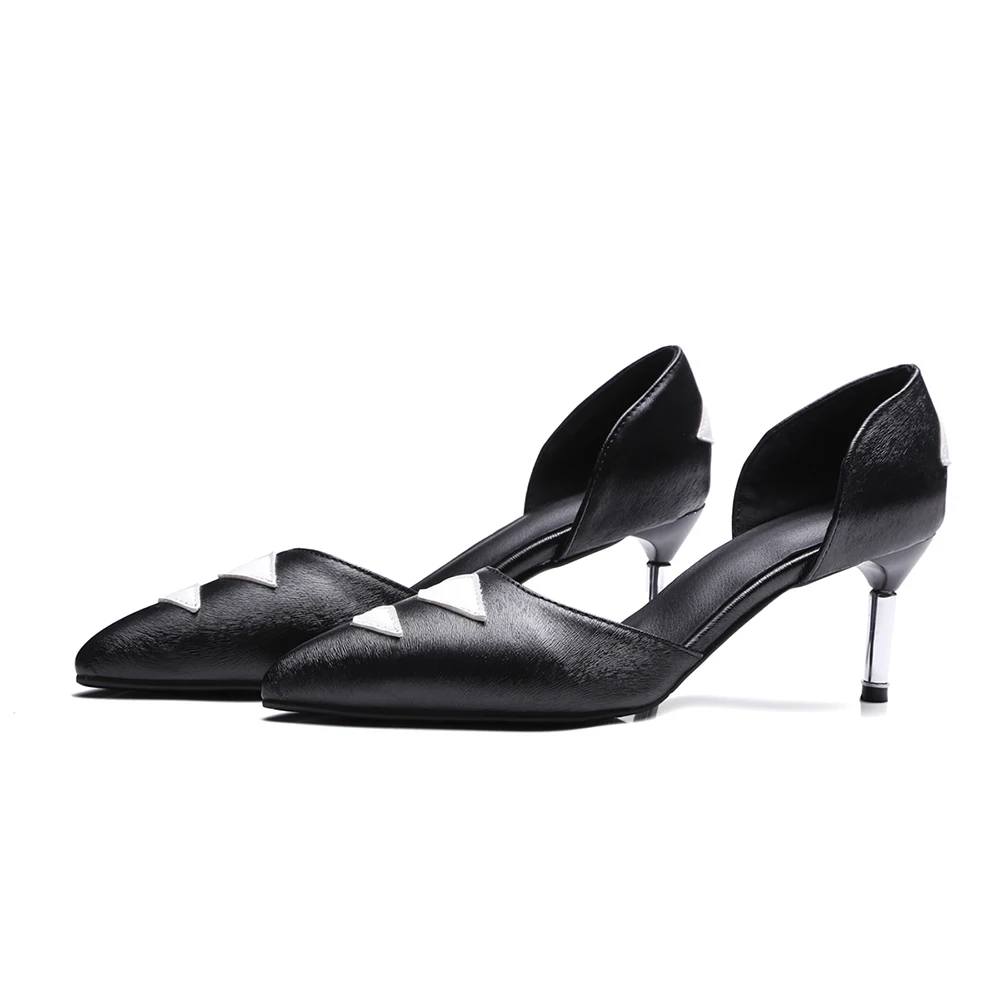 Туфли на высоком каблуке с леопардовым принтом; женские пикантные туфли-лодочки; офисные женские туфли из флока с острым носком; удобные туфли на каблуке 6 см; sapato feminino; размеры 32-43