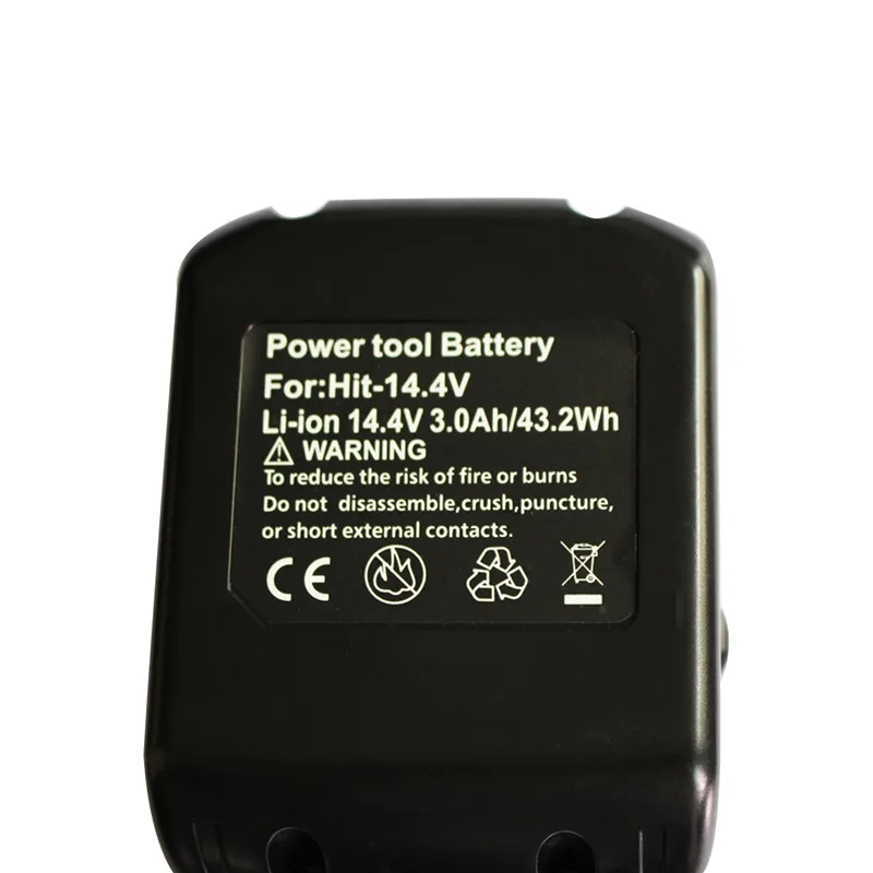 Eleoption 3000mAh 3.0Ah 14 4 V литий ионный аккумулятор для Hitachi DH 14DSL 329083 329877 329901 BSL1415 BSL1430 UB18DAL