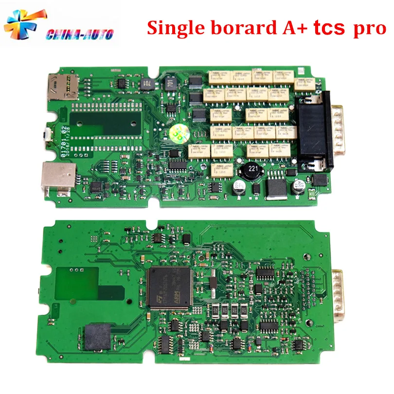 

Best Quality Single Green PCB board OBDIICAT-150 TCS Pro NO Bluetooth cars & Trucks Diagnostic tool 2016.00/2015.03 Optional
