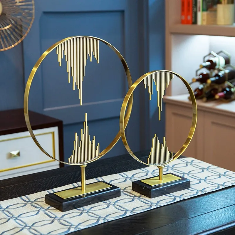 Goedkoop Moderne Woninginrichting Legering Ornamenten Woninginrichting Creatieve Bruiloft Ornament Home Decors Accessoires Beeldjes Ambachten Gift