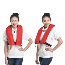 Manual Inflatable Automatic Inflatable Life Vest Survival Whistle Water Sports Life Jacket For Water-skiing Upstream Surfing