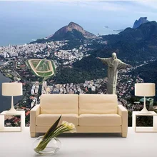 WDBH пользовательские фото 3d обои Рио-де-Жанейро пейзаж, Бразилия гостиная домашний Декор 3d настенные фрески обои для стен 3 d
