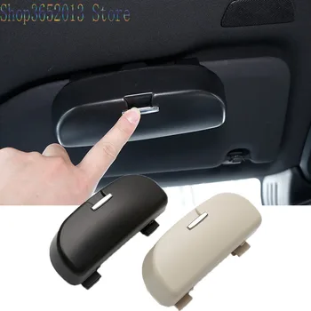 

For Universal car ABS Sun visor Sunglass Eye Glasses Holder Box Case 1pcs Car Styling Accessories