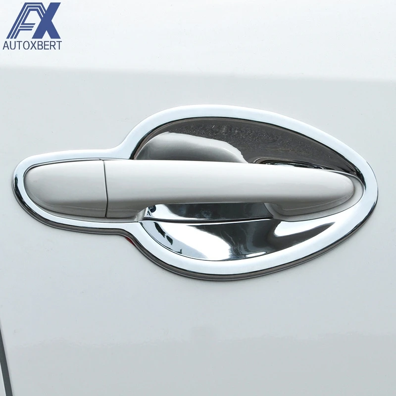

Ax Chrome Door Handle Bowl Cover For Mazda 3 6 Axela Atenza 2014 2015 2016 2017 2018 Cup Cavity Garnish Insert Molding 8pcs