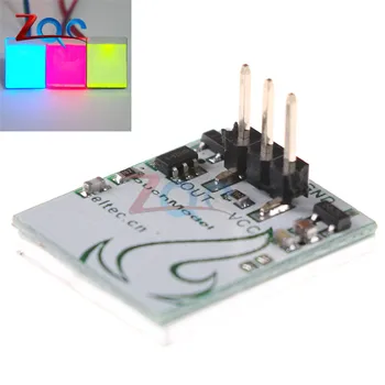 

5pcs Capacitive Touch Switch Module HTTM Series 2.7V-6V Strong anti-interference Red Green yellow Yellow Color Colorful LED