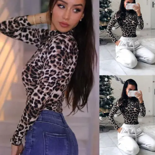 leopard bodysuit outfit