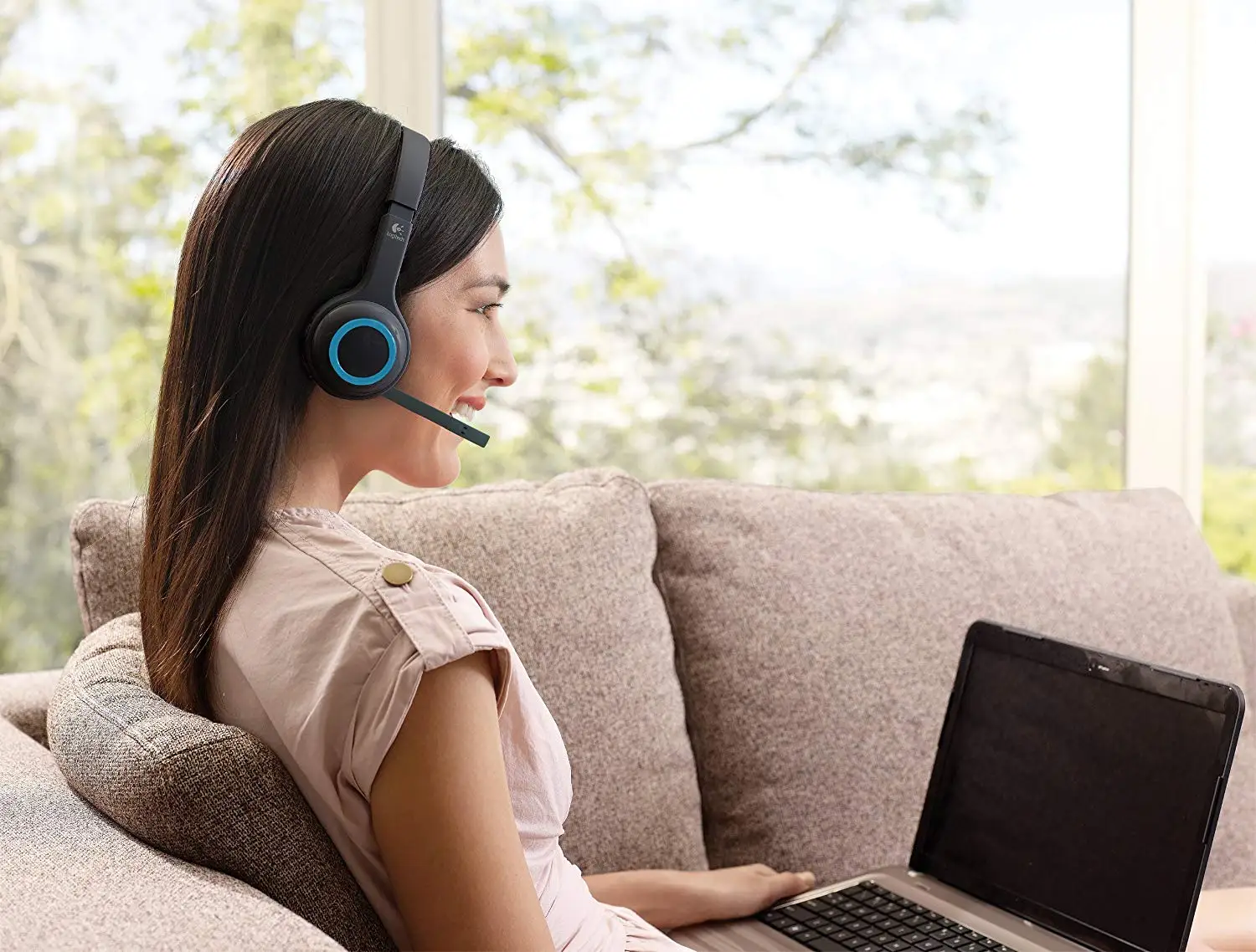 Logitech Over The Head Wireless Headset H600