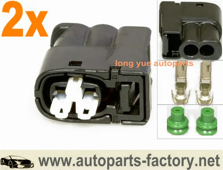 

longyue 2set 2Pin Ignition Coil Connector For Toyota 1JZ 2JZ 1JZ GTE 2JZ GTE Lexus SC300 for Mazda RX7 S6/7/8