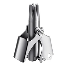 Ручной портативный моющийся Нос волос механический Нос волос нос триммер для волос носовая моющаяся бритва