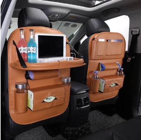 

new Car Seat Back Backrest Folding Storage Bag Tray Dining Rack Table Accessories