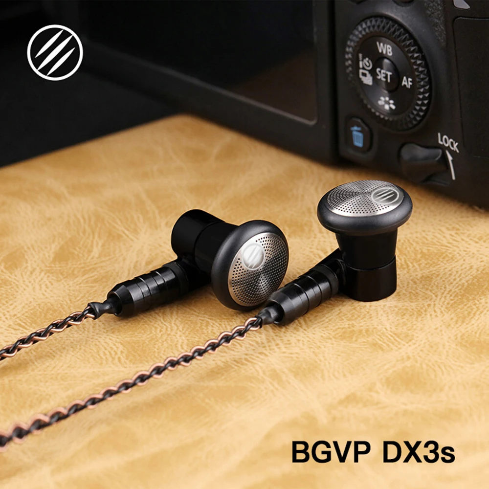 Bgvp DX3s наушники Динамический драйвер HiFi аудиофилов вкладыши с MMCX 3 5 мм съемный