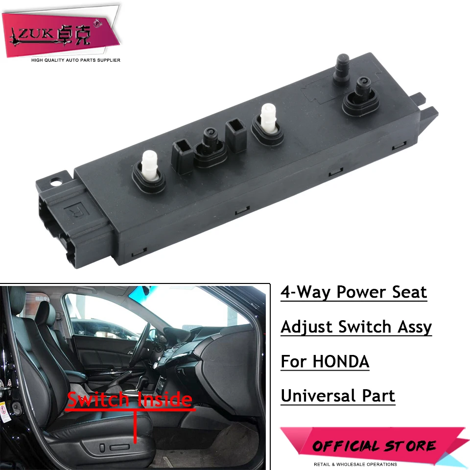 

ZUK High Quality 4Way Front Right Power Seat Adjuster Switch Assy For ACCORD ELYSION CROSSTOUR CRV CIVIC For ACURA CDX TLX-L