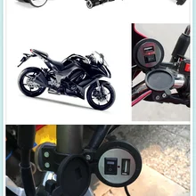12-24V зарядное usb-устройство для мотоцикла адаптер питания Водонепроницаемый для поездок на мотоцикле ducati Монстр 400 620 МТС 695 696 796 S2R 800 Темно