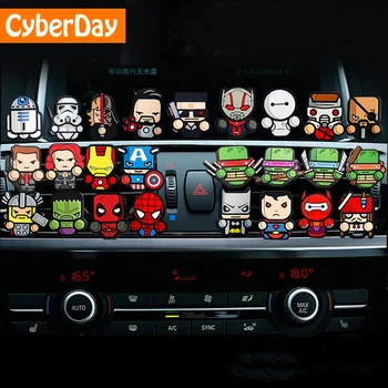 

For Marvel Avengers Heros Figure Car Air Condition Vent Perfume Balsam Fragrance Air Freshener Interior Decoration Car styling