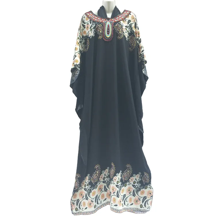 Смешанный Размер 4 цвета Новая мода Большой абайя Женская Одежда Мусульманский вискозный хлопок молитвенный Халат