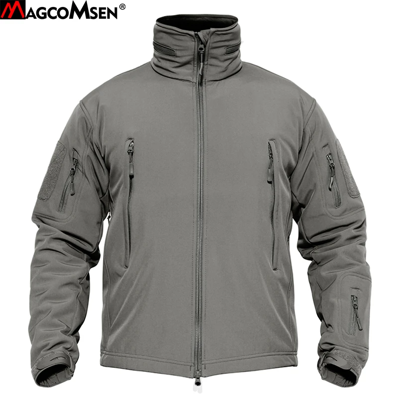 Lega Mens Winter Warm Outwear Coat Soft Shell Jacket with Removable Hood Lega Mens Winter Warm Outwear Coat Soft Shell Jacket with Removable Hood