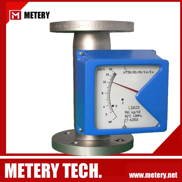 DN80 Variable area metal tube rotameter MT100VA series 316L Field display + 4-20mA output for chemical Vertically install | Инструменты
