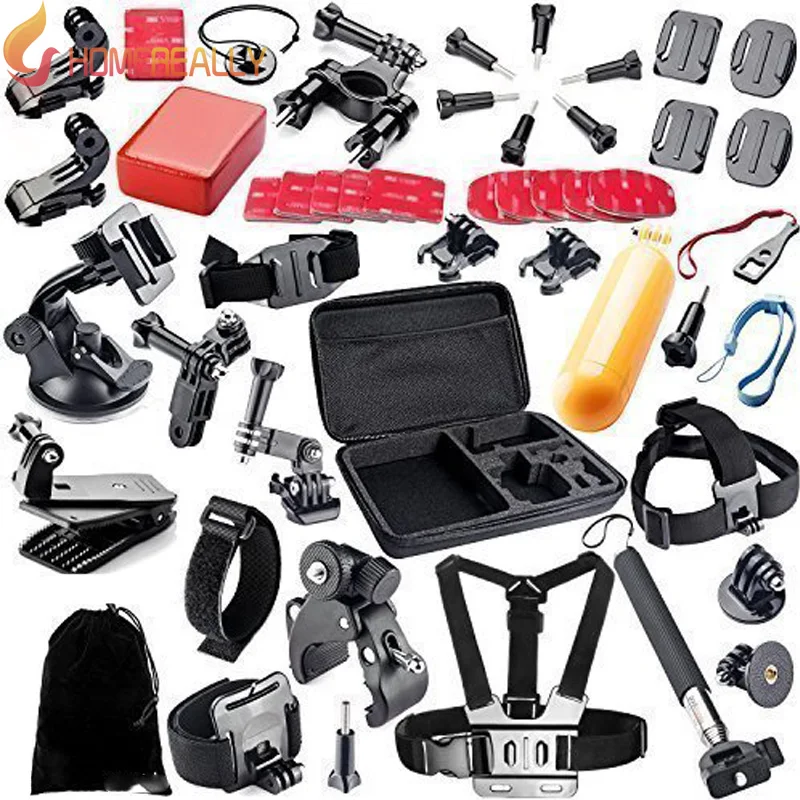 

Sports Video Camera Accessories Set for Gopro Hero 5 4 3 4 Session 5 Session SJCAM SJ4000 SJ5000 Xiaoyi 4K M10 M20 Action Camera