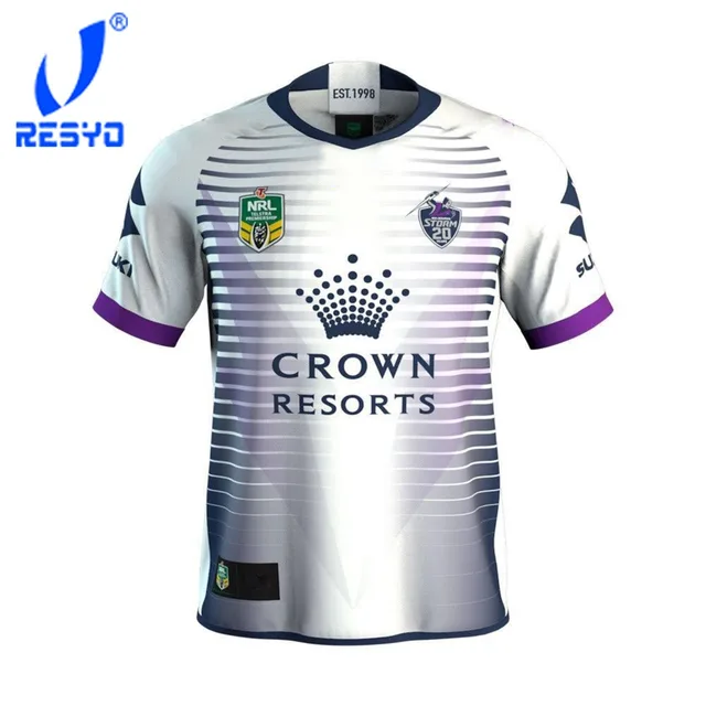 RESYO 2018 Melbourne   RUBGY MEN JERSEYS FOOTBALL SHIRT