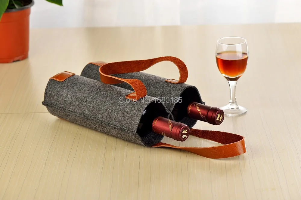 monogrammed insulated wine tote