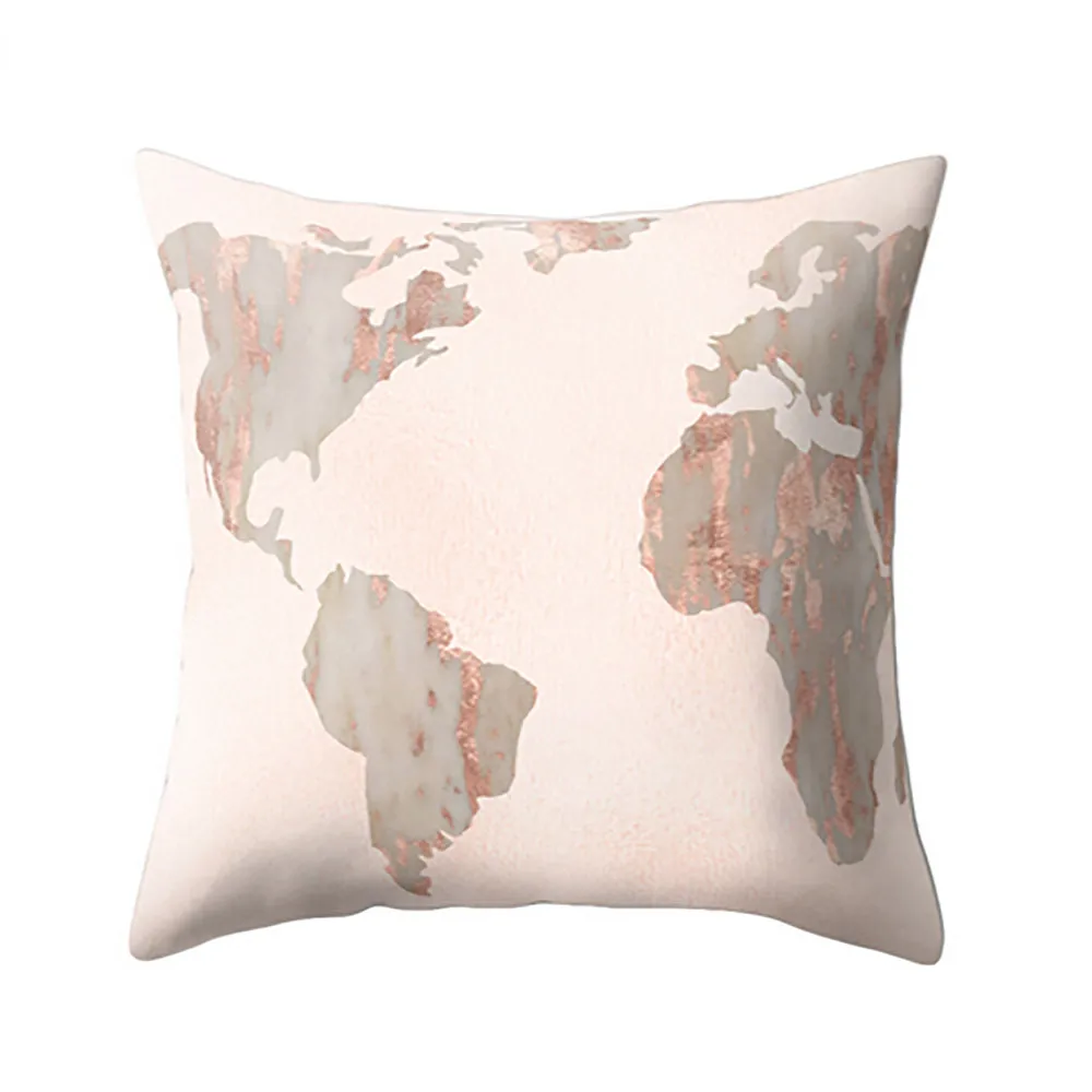 

Gajjar Pillow Case 45*45 Feather Painting Linen Throw Pillow Case geometric Dropshipping