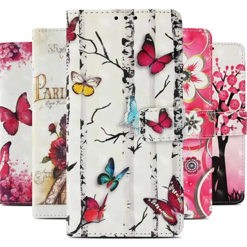 

Luxury Case For Samsung Galaxy Note9 Note8 S8 S9 Plus S10 Lite S5 S6 S7 Edge j5 2017 Wallet Card Slot Fashion Casual Cover P03E