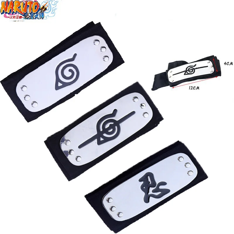 

Hot Naruto Kakashi headband cosplay Costumes Accessories toys Props Itachi akatsuki madara Anime headband Props
