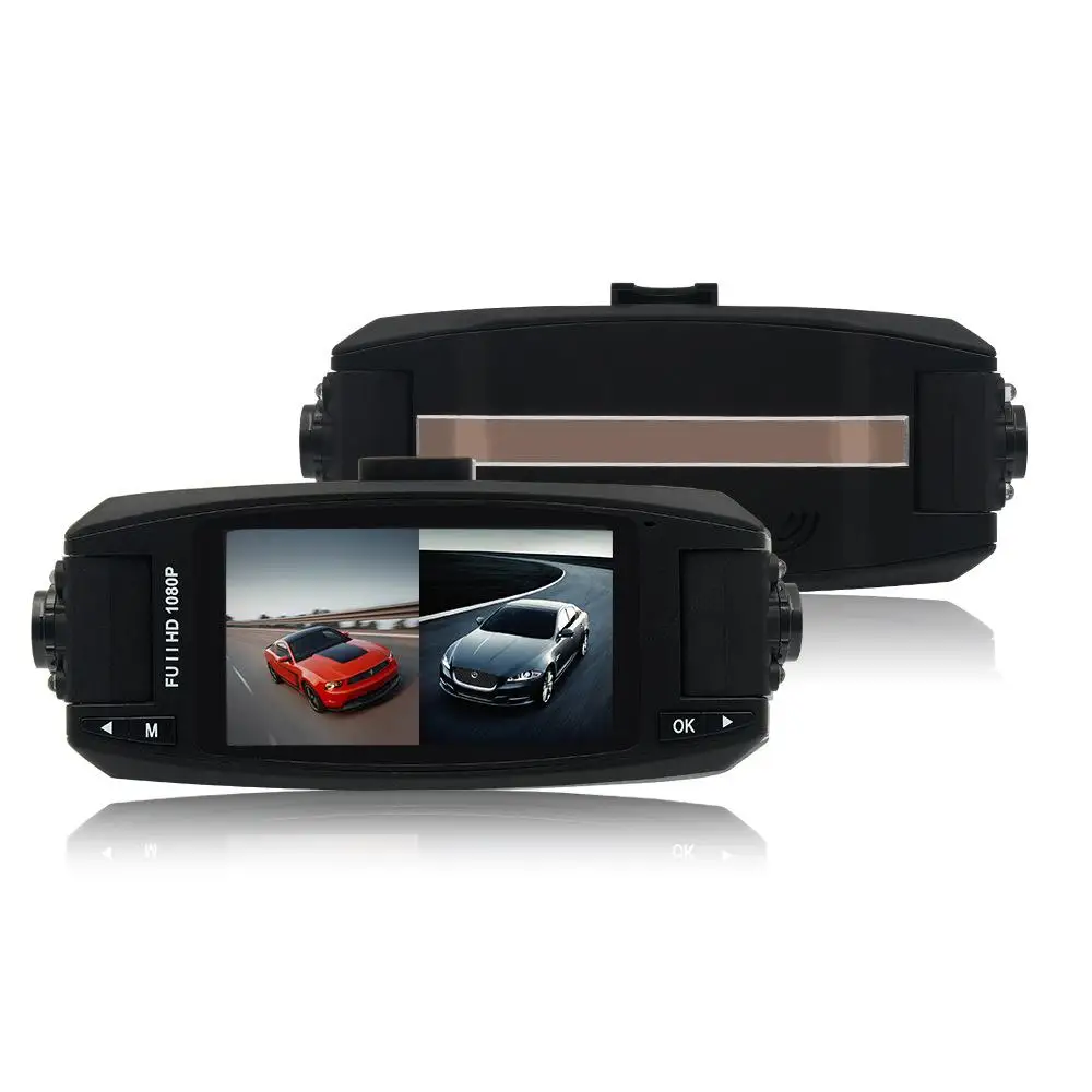 

BEESCLOVER 2.7 Inch Dual Lens Rotating Auto Data Recorder Wide Angle Vehicle Camera Night Vision Recorder G-sensor QQ