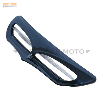 

Black Motorcycle LED Lighted Fairing Intake Trim Vent Moto Front Mask lights case for Harley Touring Electra Glide 2014-2018