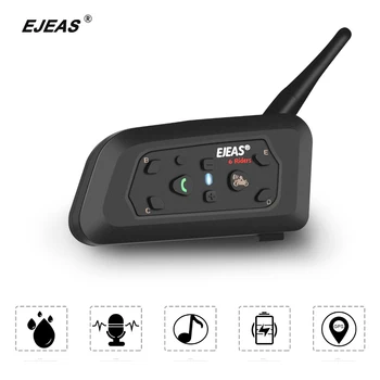 

EJEAS Motorcycle Intercom Helmet Headset Comunicador Moto Intercom Helmets Speaker Wireless Bluetooth Talking Range Within 1200m