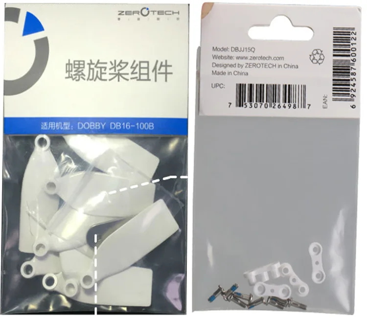 

ZEROTECH Dobby Pocket Selfie Drone spare parts Original blades propeller and Pulp clip