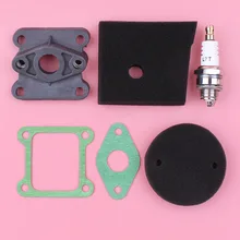 Air Filter Foam Carburetor Insulator Intake Manifold Spark Plug Gasket Kit For Robin NB411 2 Stroke Brush Cutter Trimmer Engine Air Filter Foam Carburetor Insulator Intake Manifold Spark Plug Gasket Kit For Robin NB411 2 Stroke Brush Cutter Trimmer Engine