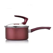 18 см алюминиевый сплав не липкий горшок лапша емкость для молока DuPont coating3-4 людей использовать крышку может стоить