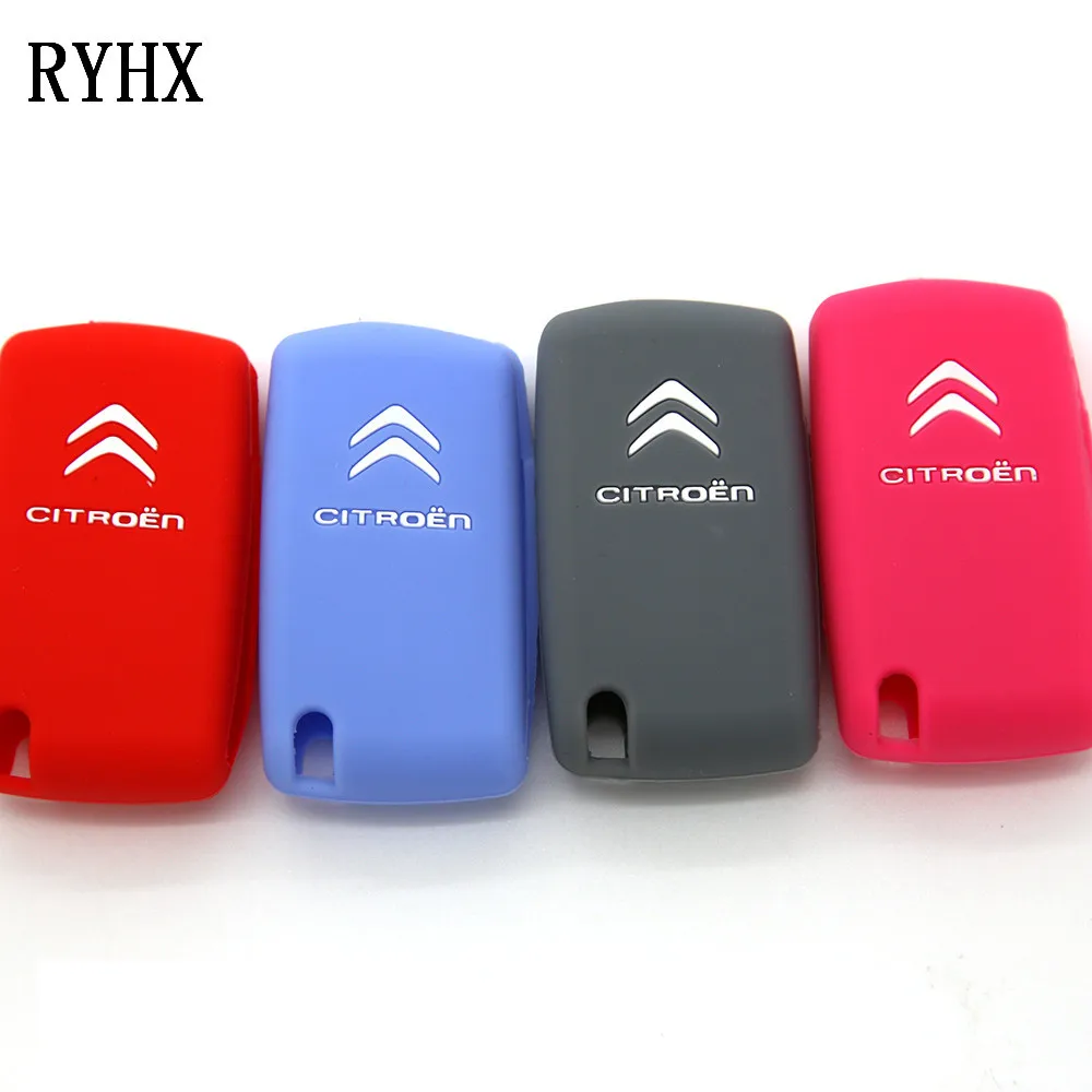 

Silicone key Case For Citroen C4 C5 C3 C2 C4L Xsara Picasso Car key Cover