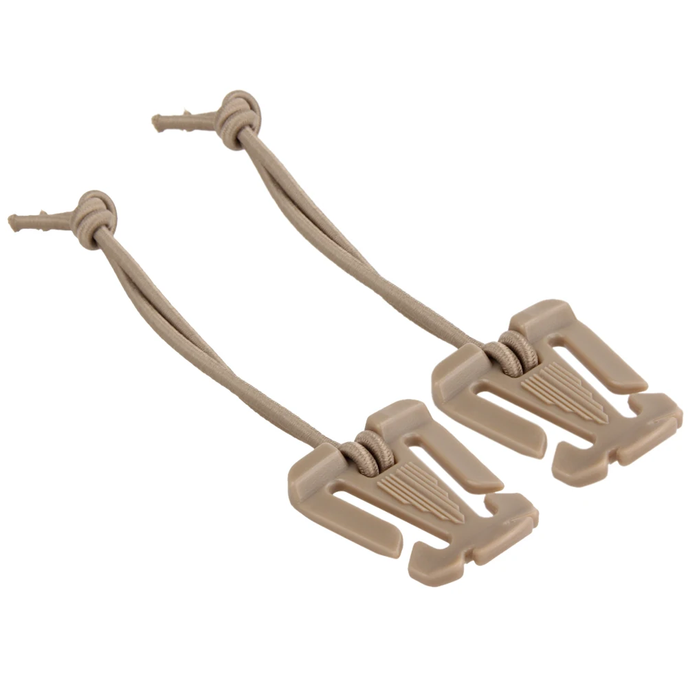 2Pcs Molle Backpack Webbing Buckle Carabiner Clips Outdoor Nylon Camping Bag Hanger Hook Clamp EDC Carabiner Survival Gear Tools - Цвет: Khaki