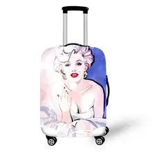 Мэрилин Монро, багаж для путешествий, Защитные чехлы для девочек, сумки рулетка Монро с пистолетом, женские чехлы для чемодана, аксессуары для путешествий