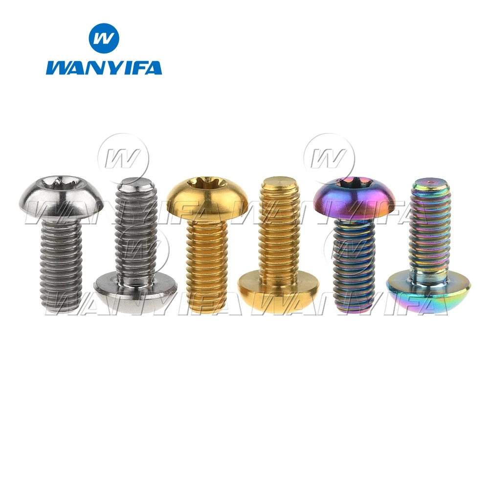 6 Hex Socket Screws M5x18 Bolts for Rear Rack Water Bottle Cage Holder Blue