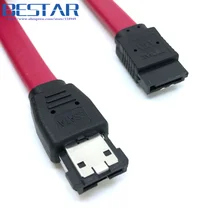 3Gbps Red eSATA II to SATA 7-pin 7pin 7-p Shielded internal External Hard Disk Cable 0.5m 1m 50cm 100cm 1.5ft 3ft