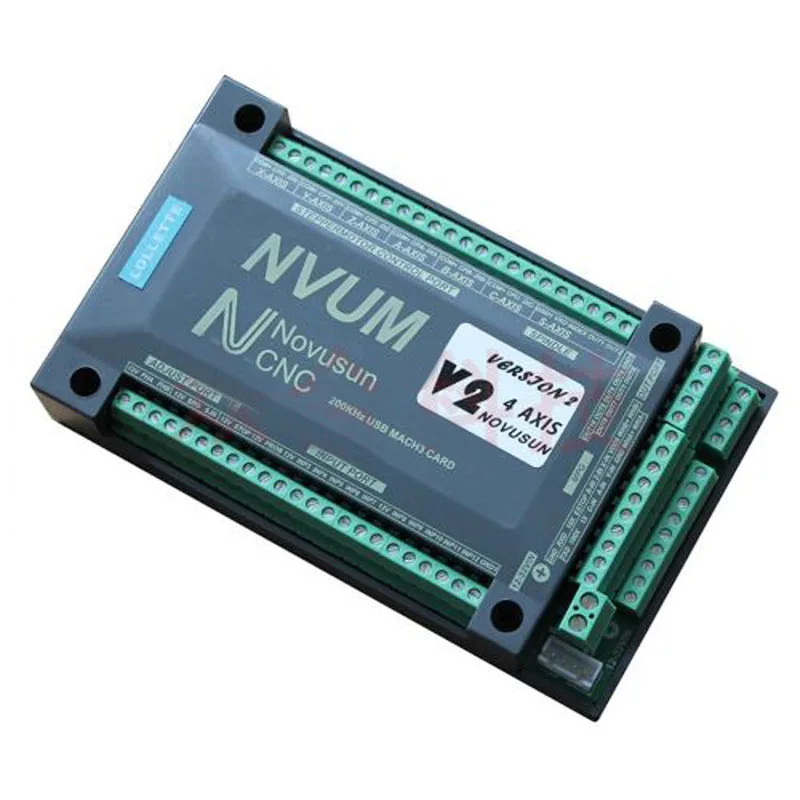 Новый NVUM 6 осевой ЧПУ гравер Mach3 USB карта 300 кГц 3 4 5 оси сверлильный станок с Плата