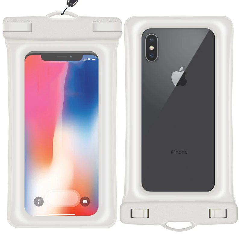 Oppselve Универсальный IPX8 водонепроницаемый чехол для iPhone Xs Max Xr X 8 7 6 6S 11 Pro samsung S9 Note 9 чехол для телефона подводный сухой мешок - Цвет: White
