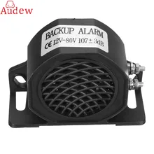 105dB Universal Durable Black Reversing Backup Alarm Buzzer Horn Speaker for Motorcycle Car Vehicle 12-80V Waterproof