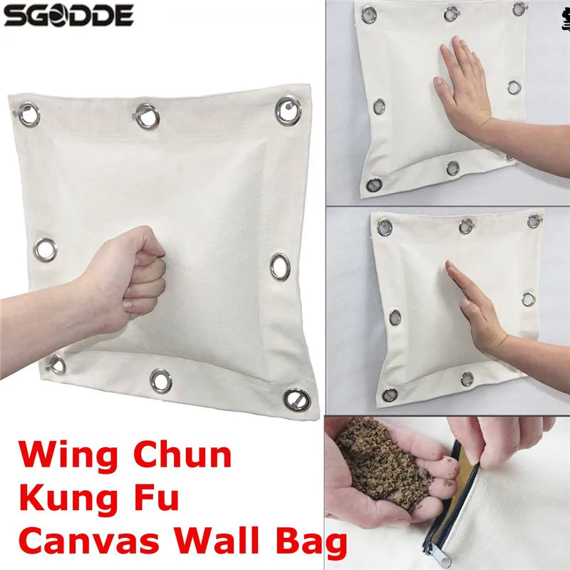 

Newest 40*40 CM Wing Chun Punch Bag Kung Fu Martial Arts Wall bag Kick Boxing Punch Bag Sand Bags