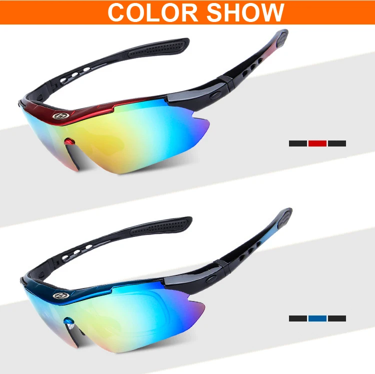 Cycling Glasses 5 Lens Windproof Anti-fog With Mypia Frame Sport MTB Bike Bicycle Polarized Cycling Glasses 5 lens (6)