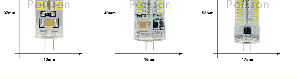 10 шт. G4 Светодиодный светильник высокой мощности 3 Вт SMD2835 3014 DC 12 В AC 220 В белый/теплый белый светильник, заменить галогенный Точечный светильник, люстра