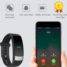 Новейший спортивный ecg смарт-браслет наручные часы монитор сердечного ритма фитнес-трекер информация напоминание push для Android IOS Телефон