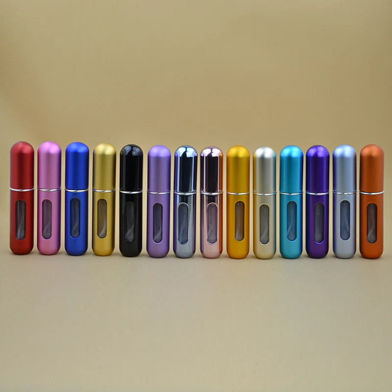 5ml Travel Mini Refillable Portable Empty Atomizer Perfume Bottles Scent Pump Spray Case parfum airless pump cosmetic containers