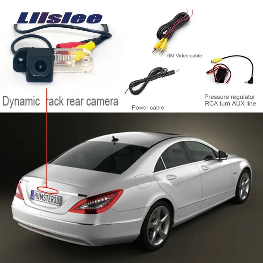 Liislee для Mercedes Benz CLS Class W218 2011 2012 2013 2014 2016 камера заднего вида HD CCD ночное видение +