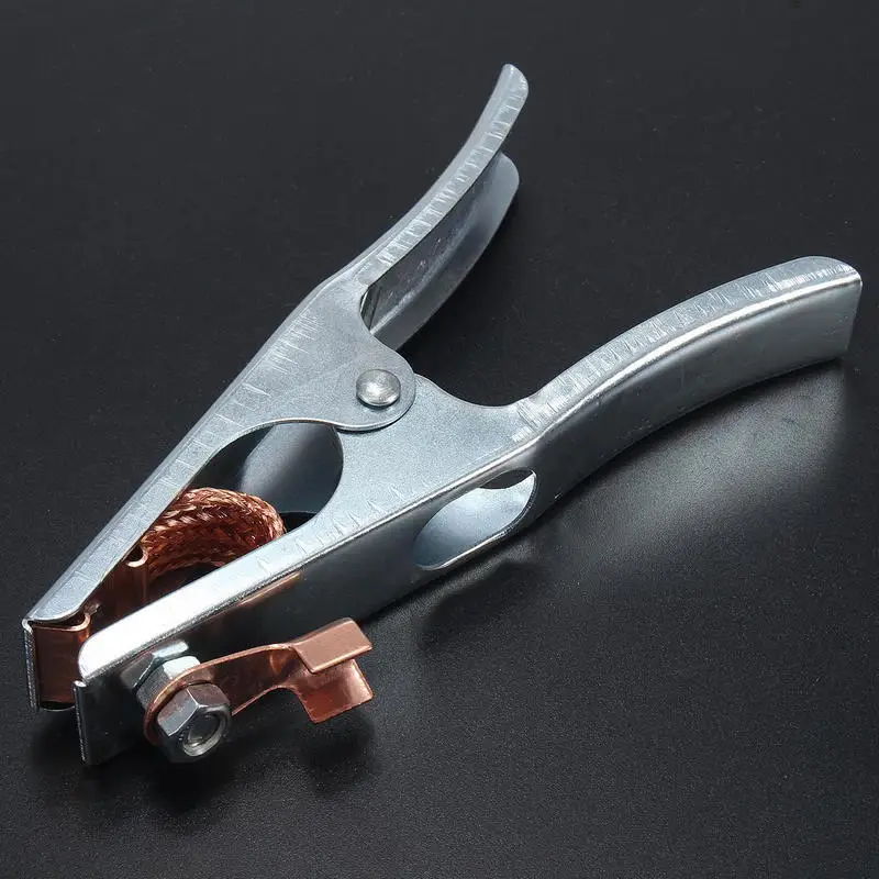 1pc High Quality 300Amp Earth Ground Cable Clip Clamp Welding Manual Welder for Professional Use 175mm Length Mayitr