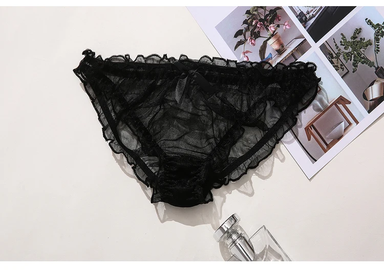 Sexy Underwear Kawaii Princess Women Sleepwear Nightgown Transparent Flirt with Cute Shorts Temptation Babydoll Dress